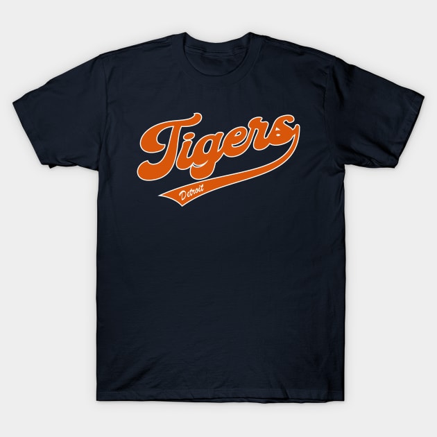 Detroit Tigers T-Shirt by Cemploex_Art